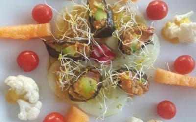 Makis carotte avocat (raw food)