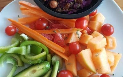 Salade crue colorée de l&rsquo;été
